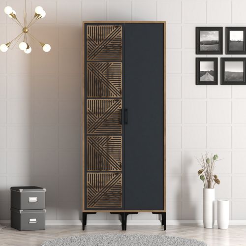 Kumsal PS - Walnut, Anthracite Walnut
Anthracite Wardrobe slika 1