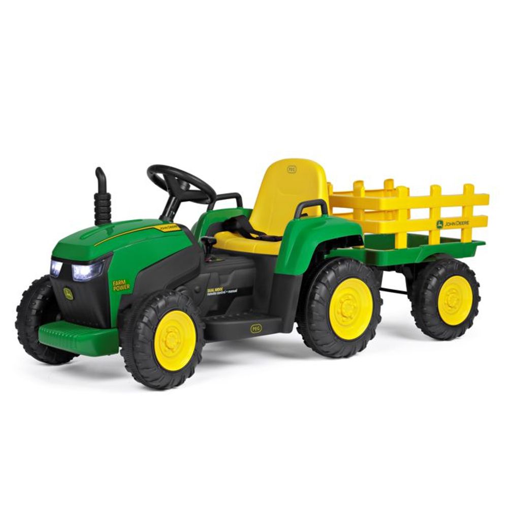 Peg Perego Traktor na akumulator i daljinsko upravljanje John Deere Farm Power 12V Lithium slika 2