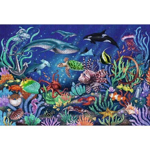 Puzzle Ravensburger Colorful Marine World 00017515 500 Dijelovi slika 2