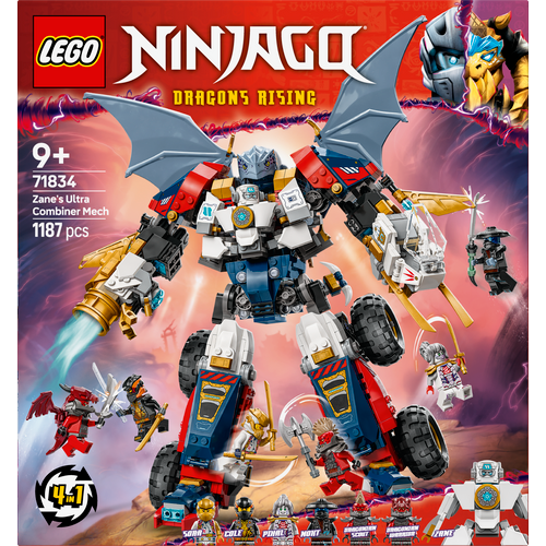 LEGO® NINJAGO® 71834 Zaneov kombinirani ultrarobot slika 4