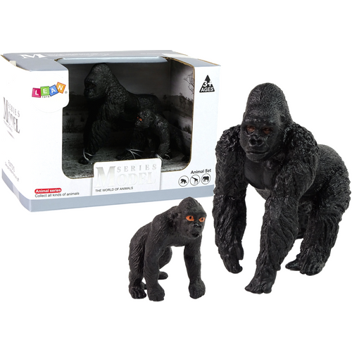 Kolekcionarske figurice gorila s bebom slika 1