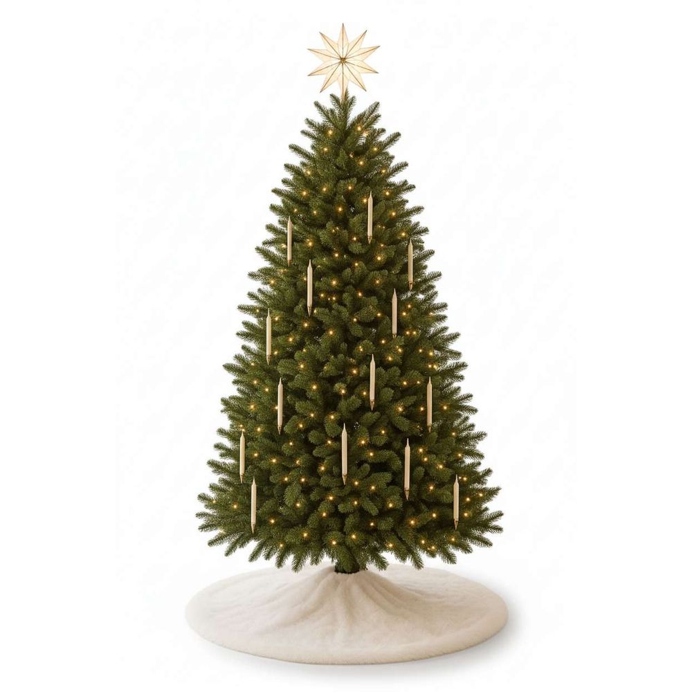 Christmas tree rug Yilbasi - Off White 6, colour: off white slika 4