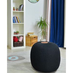 Knit - Black Black Pouffe