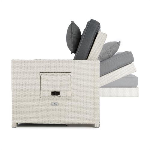 Blumfeldt Komfortzone rattan-lounge-sofa, Bijela slika 6