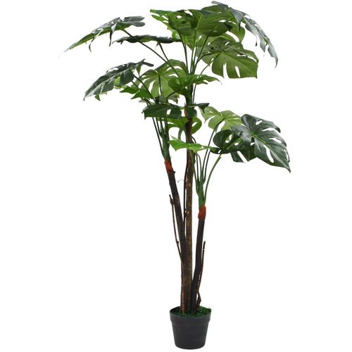 Umjetna biljka monstera s posudom 130 cm zelena slika 3