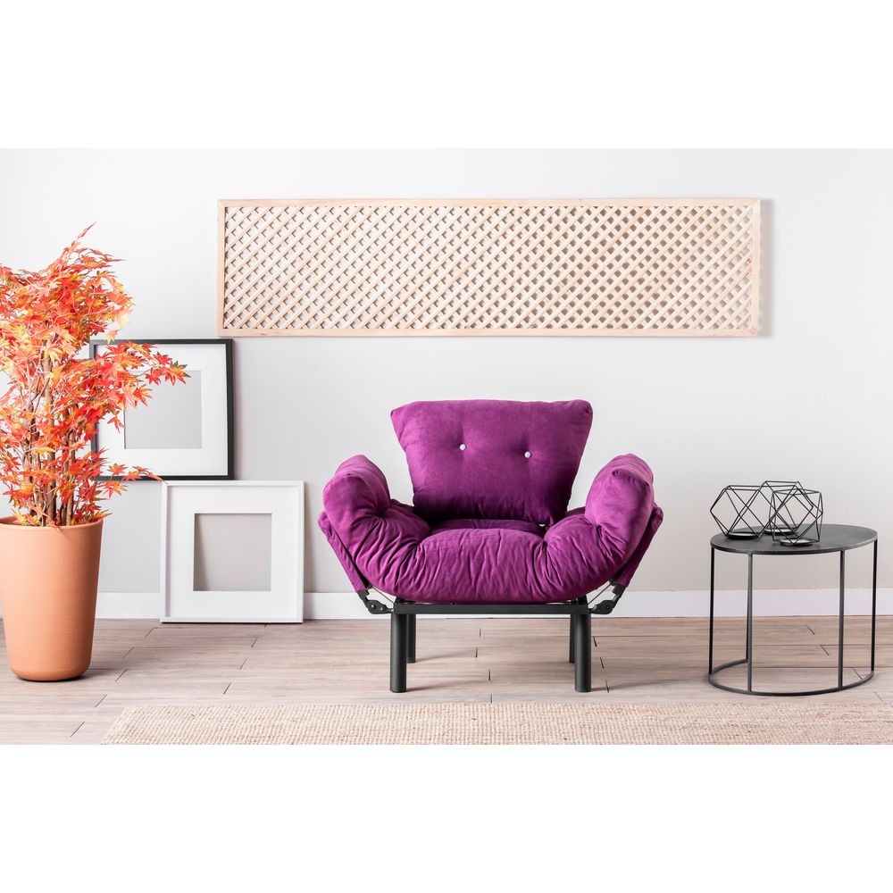 Nitta Single - Ljubičasti Wing Chair slika 2