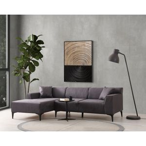 Ugaona sofa New Petra L - boja: antracit