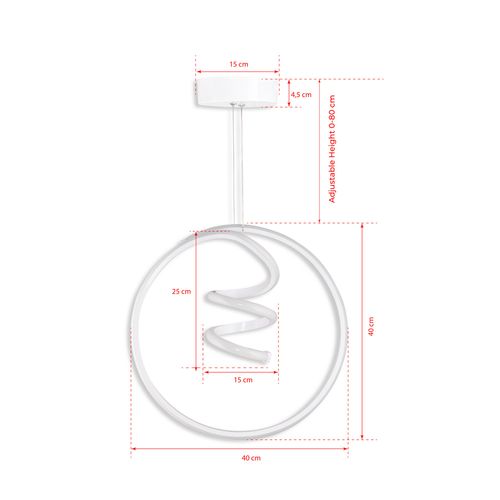 Opviq Luster, Orionis White-White Light slika 8