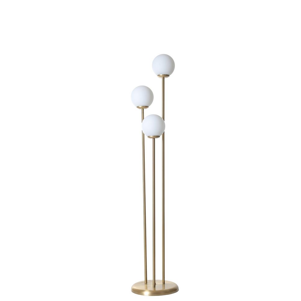 Podna lampa Judy - 3L – eskitme bijela boja, stakleni poklopac slika 2