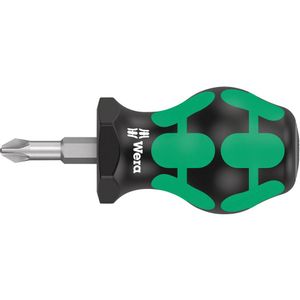 Wera 355 PZ Stubby 05008854001  odvijač s križnim prorezom PZ 2 Duljina oštrice: 25 mm