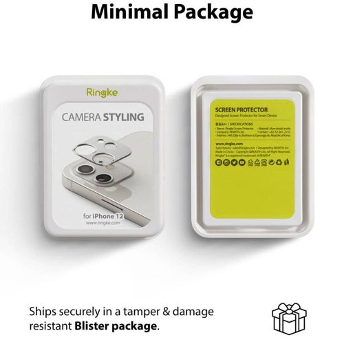 Ringke – Camera Styling za iPhone 12 – boja srebro slika 5