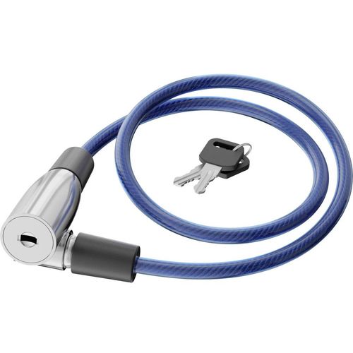 Basi ZR 300 kabelski lokot  plava boja  zaključavanje ključem slika 1