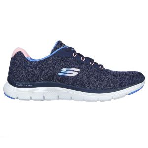 Sportske Tenisice za Žene Skechers Flex Appeal 4.0 Mornarsko plava