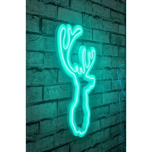 Wallity Ukrasna plastična LED rasvjeta, Deer - Blue