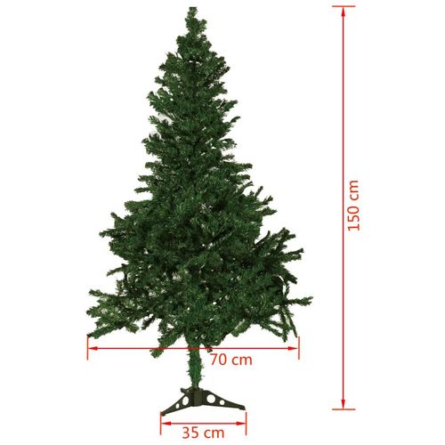 Umjetno božićno drvce sa stalkom 150 cm 380 grana slika 3