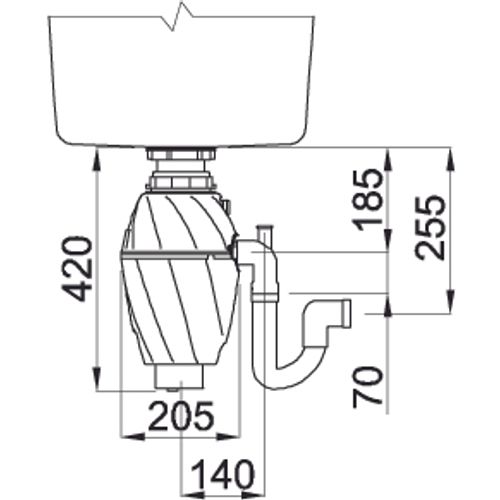 Drobilica ELLECI 750 TOP slika 3