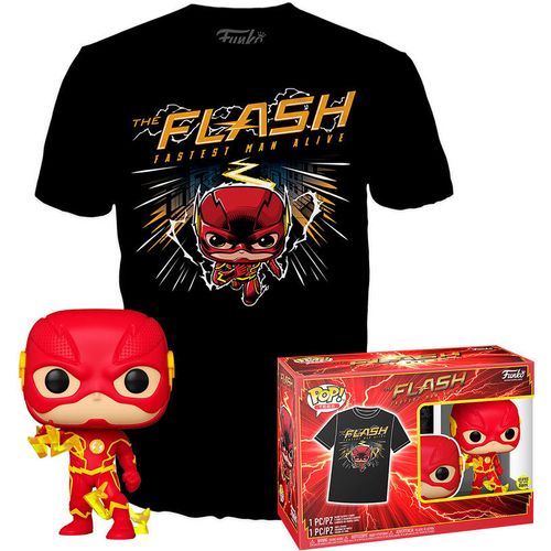 Set figure POP & Tee DC Comics The Flash size L slika 1