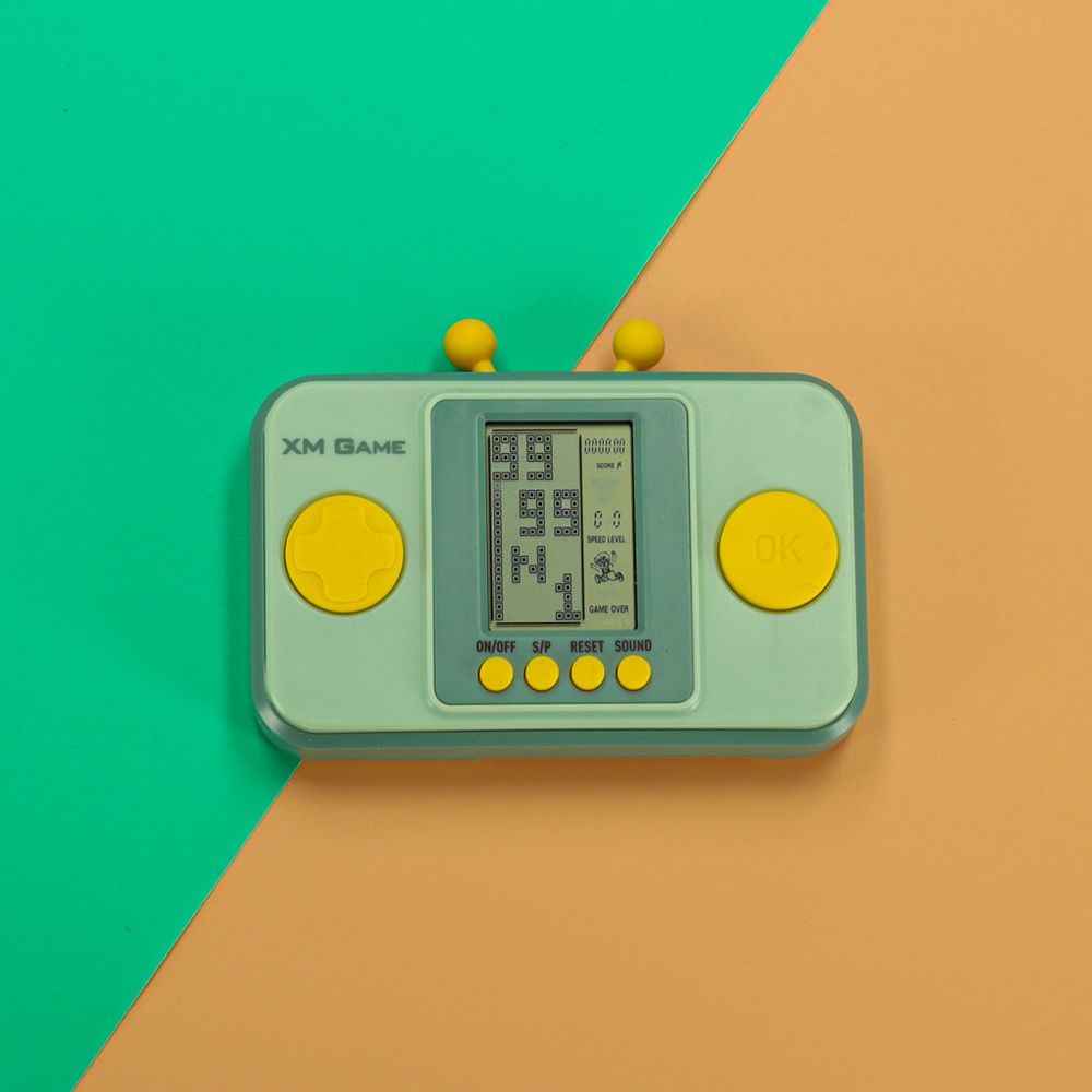 Elektronička igračka tetris zvučna igra zelena slika 6