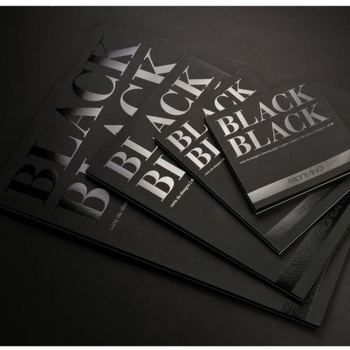 FABRIANO blok black black 21x29,7 300g 19100390 slika 2