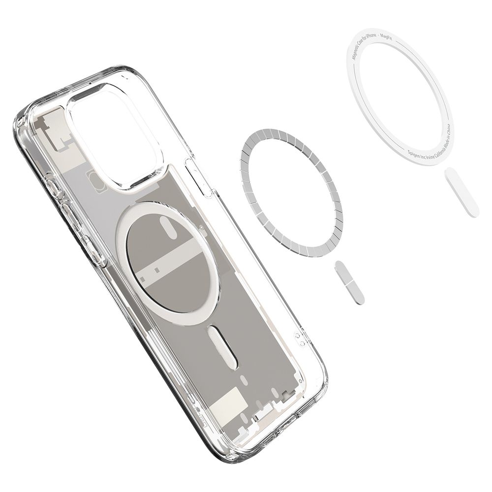 Spigen Ultra Hybrid MagSafe, zero one natural titanium - iPhone 15 Pro Max slika 8