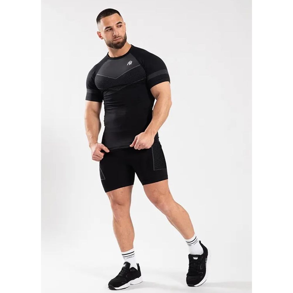 Gorilla Wear NORTON Bešavna majica, Crna slika 6