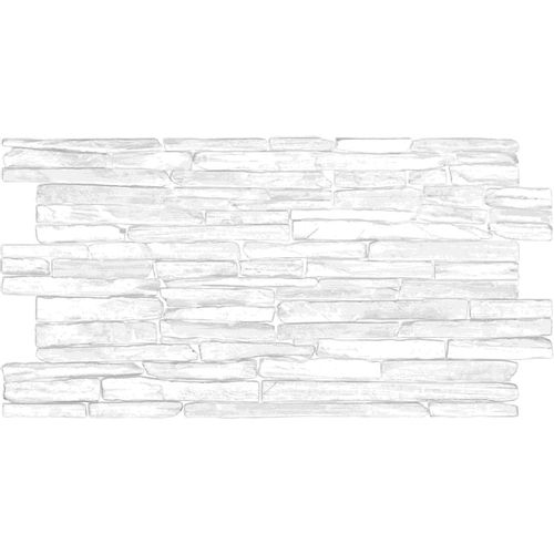 3D zidni panel Quartzite White slika 1