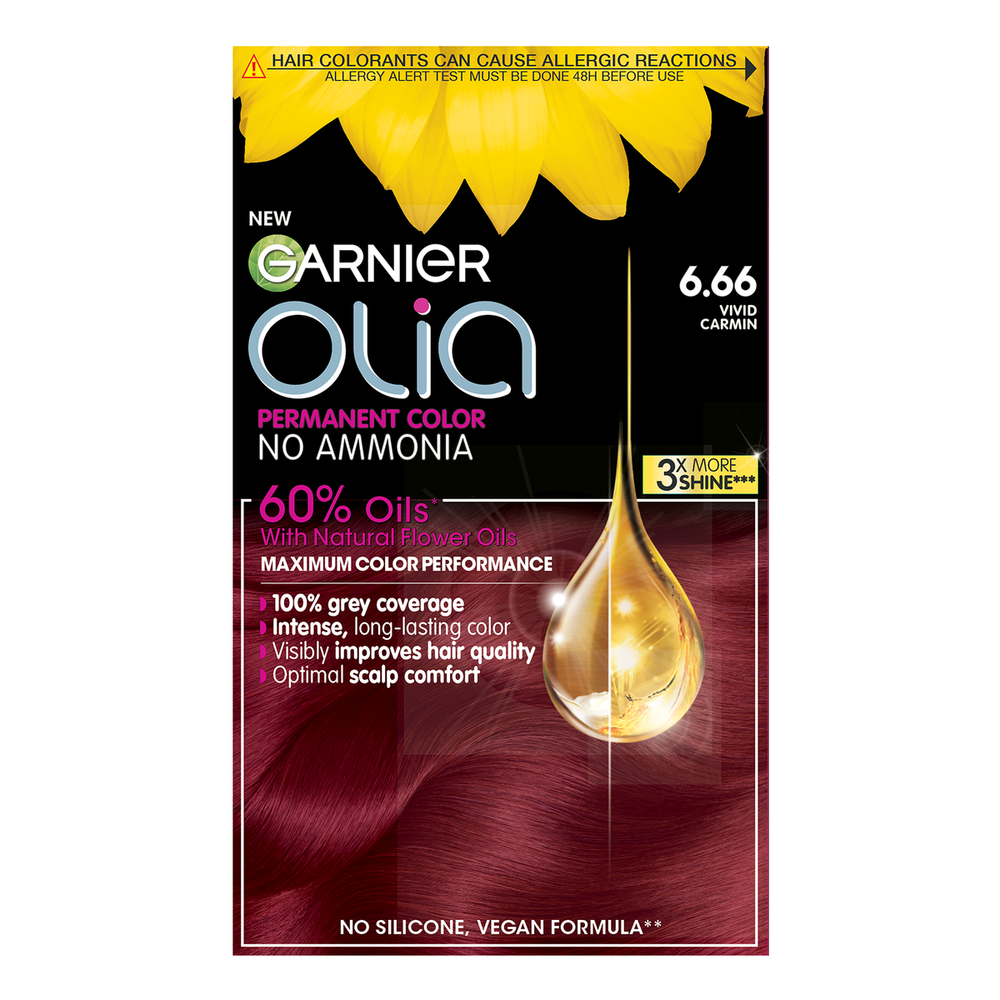 Garnier Olia 6.66 Karmin crvena boja za kosu slika 1