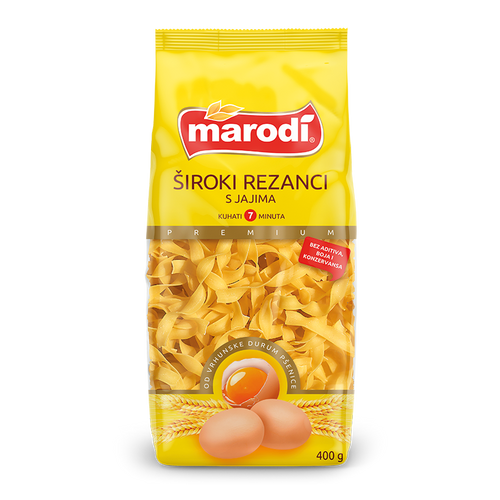 Marodi Široki rezanci s jajima 400g slika 1