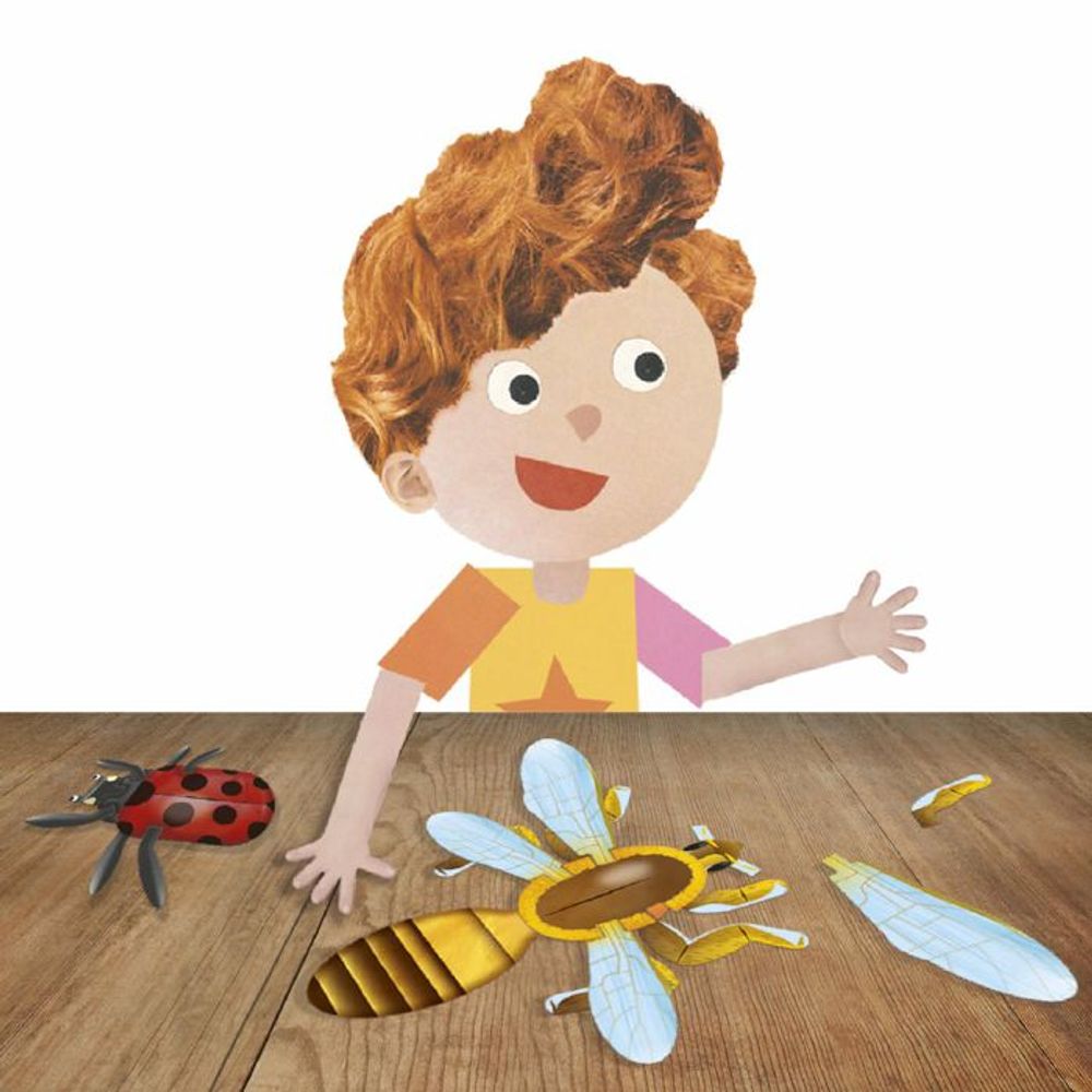 HEADU Edukativna slagalica Insect Builder slika 3