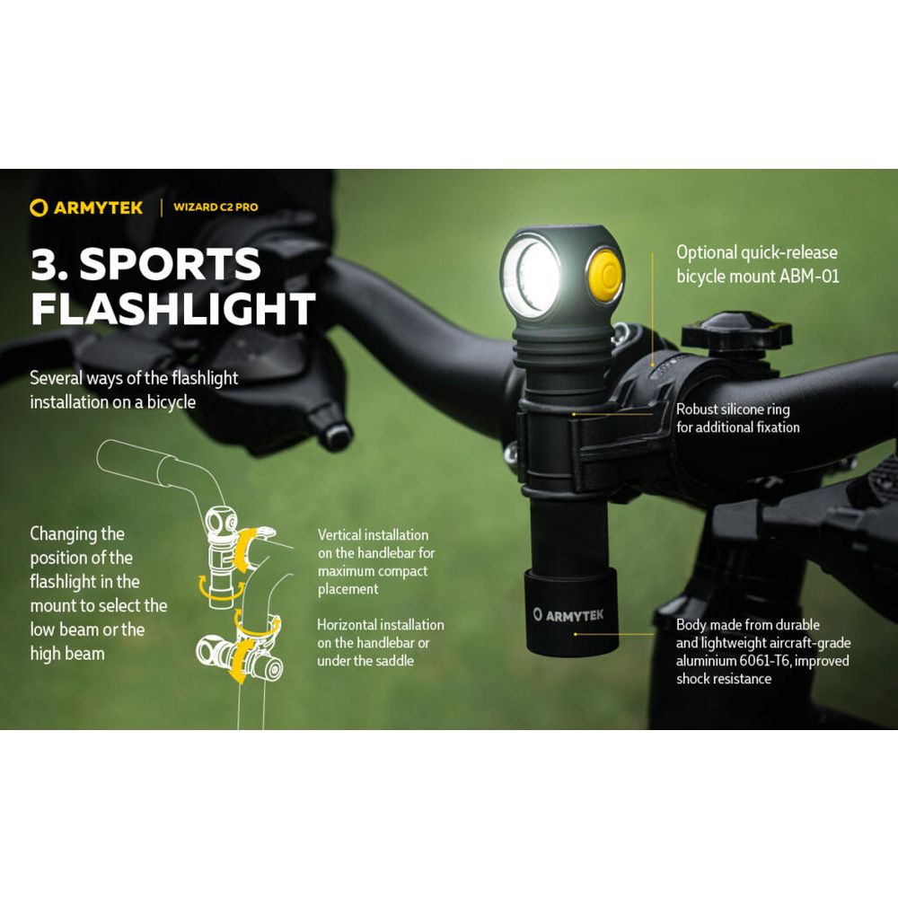 Armytek Baterijska lampa Wizard C2 Pro slika 24