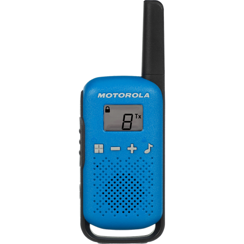 Motorola Walkie Talkie, domet 4 km, 16 kanala, plava - TLKR T42 BL slika 2