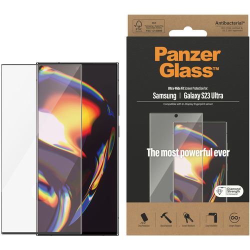 Panzerglass zaštitno staklo za Samsung Galaxy S23 Ultra fingerprint ultra wide fit  slika 1