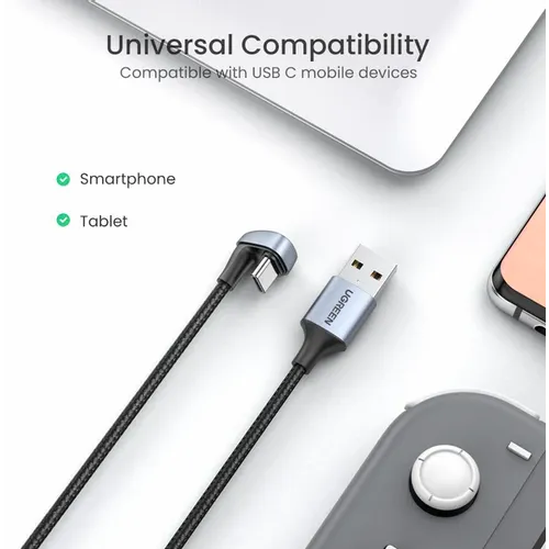 Ugreen USB C kabel za brzo punjenje u obliku slova U slika 4