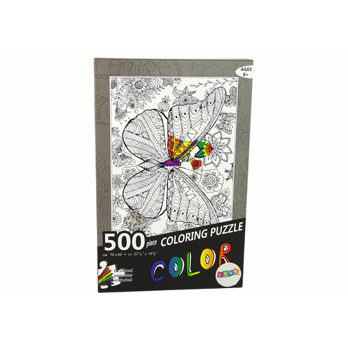 Puzzle za bojanje 500 kom. - Leptir slika 3