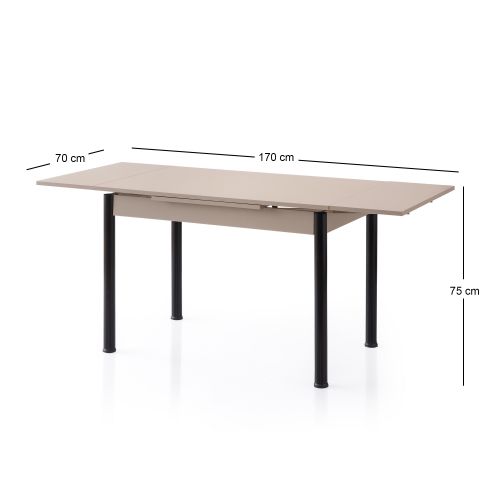 Polo - 1300 Light Mocha Extendable Dining Table slika 7