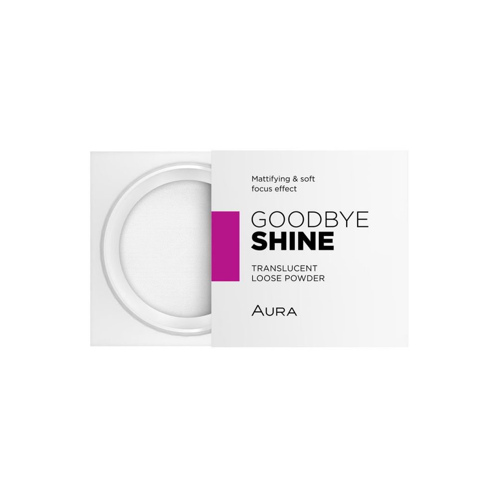 Aura Goodbye Shine Translucentni puder u prahu slika 1