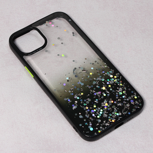 Torbica Frame Glitter za iPhone 14 6.7 Plus crna