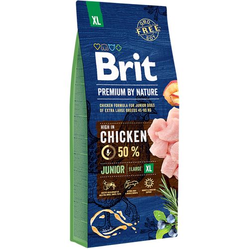 Brit Premium by Nature Junior XL, za mlade pse gigantskih pasmina, 15 kg slika 1