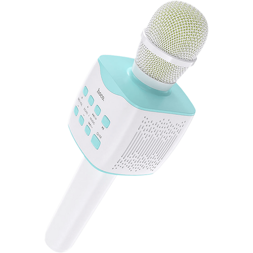 Hoco mikrofon, bežični, BK5, karaoke, 1200mAh - BK5 Cantando, Blue slika 3
