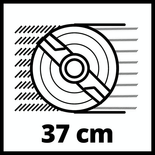 Einhell Akumulatorska kosačica za travu Set GE-CM 36/37 Li (2x3,0Ah) slika 5