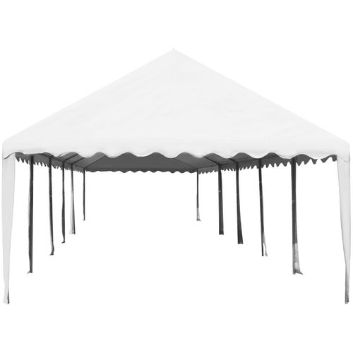 Vrtni šator od PVC-a 5 x 10 m bijeli slika 31