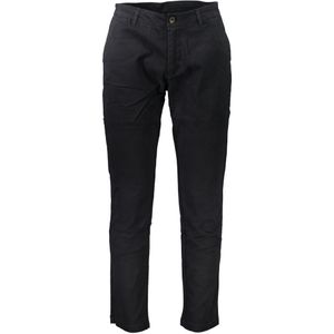 LA MARTINA BLACK MEN'S TROUSERS