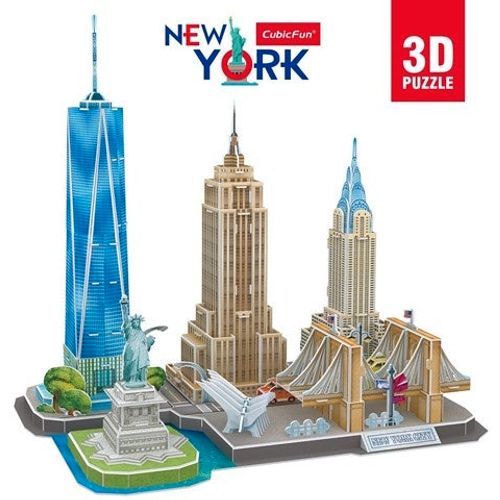 Cubicfun 3D puzle City Line New York slika 2