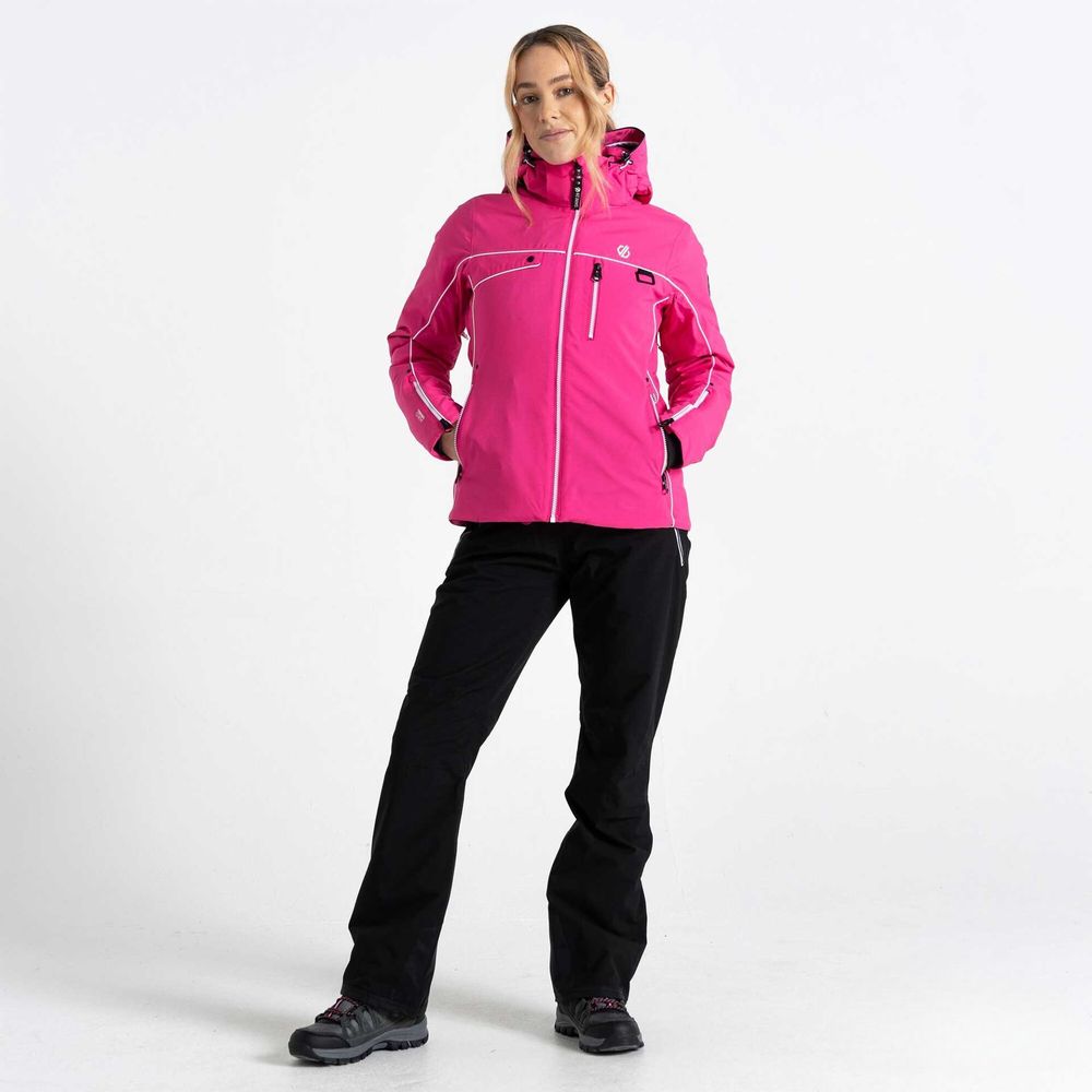 Dare2B Ženska jakna za skijanje Line, Pure Pink slika 6