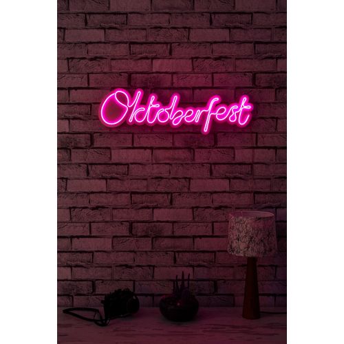 Wallity Ukrasna plastična LED rasvjeta, Oktoberfest - Pink slika 2