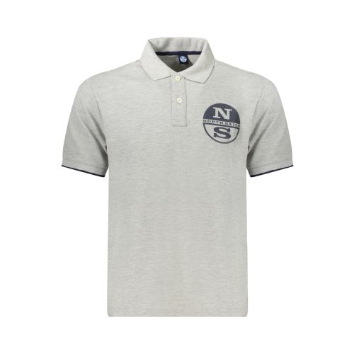 NORTH SAILS MEN'S SHORT SLEEVE POLO GREY slika 1