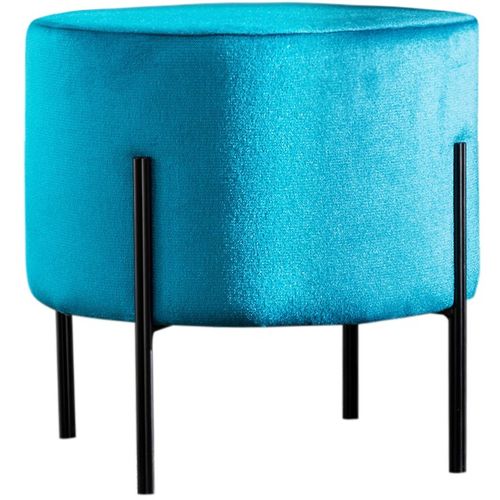 Atelier Del Sofa Tabure, Plava Crno, Flow - Blue slika 5