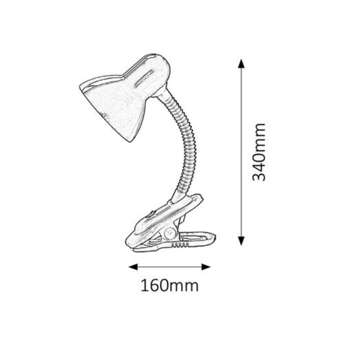 Rabalux Dennis stona lampa E27 40W zeleno slika 2