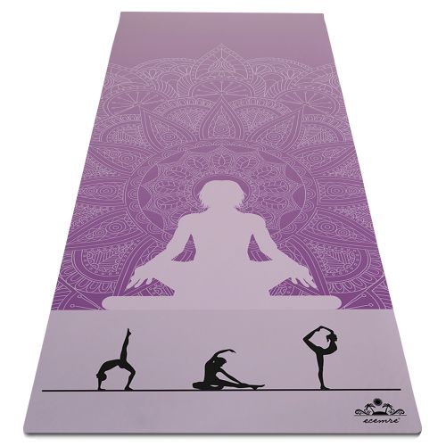 Vavien Artwork Podloga za jogu 65x185 Yoga mat Silhouette Purple Felicity slika 1