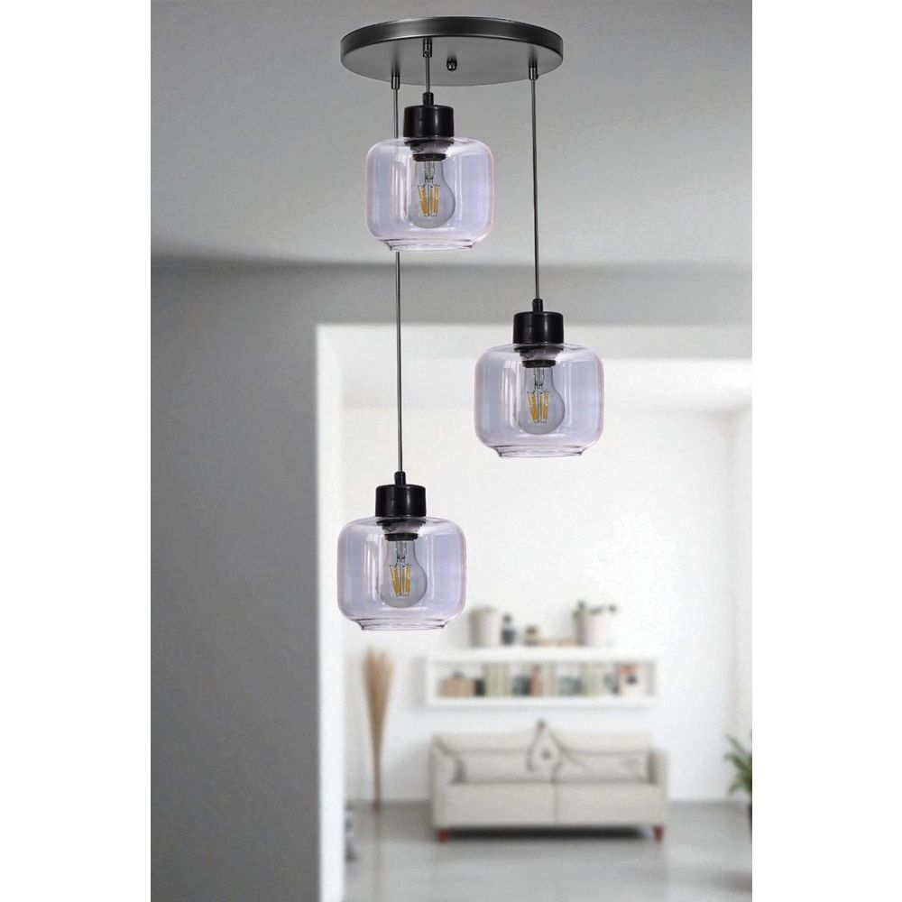 Opviq Luster 246, Siva, Crna slika 1